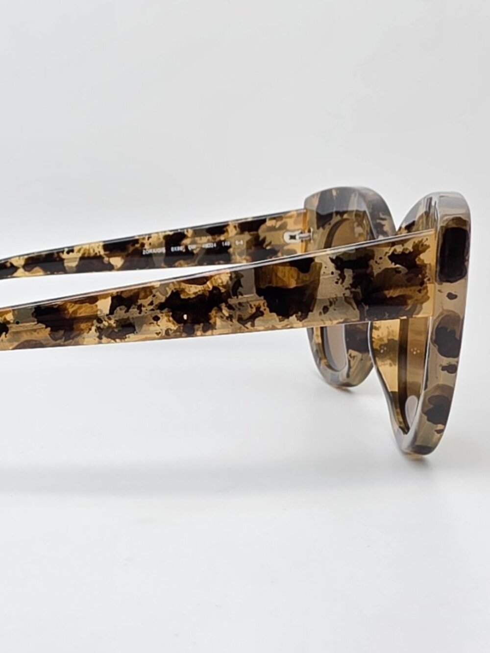 Kate Spade New York Zora Tortoise Frame Brown Lens Cat Eye Sunglasses 49-24-140 - Picture 5 of 13